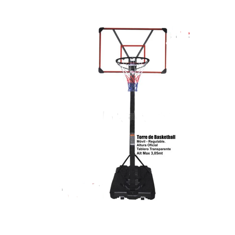 Torre de Basketball Regulable Altura Oficial 3.05m
