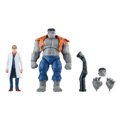 Figura De Acción Marvel Legends Series Hulk Y Dr Bruce