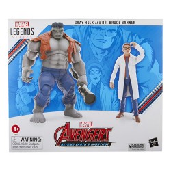 Figura Marvel Legends Series Hulk Y Dr Bruce 60 Aniversario