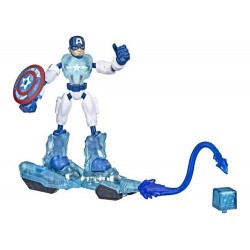Figura Marvel Bend And Flex Missions Capitan America