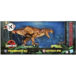 Figura Transformers Generacions Jurassic Park Rex & Autobot