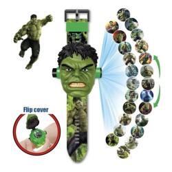 Reloj Digital De Proyección Avengers - Hulk