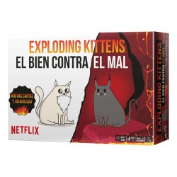 Juego Exploding Kittens El Bien Contra El Mal / Diverti