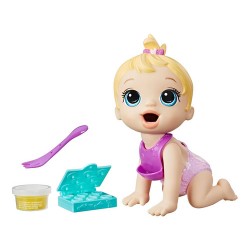 Muñeca Hasbro Baby Alive Hora De Comer Cabello Rubio 3+