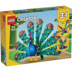 Lego Creator 3 En1 Pavo Real Exotico 31157 - 355pz / Diverti