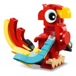 Lego Creator 31145 Dragón Rojo Cantidad De Piezas 149