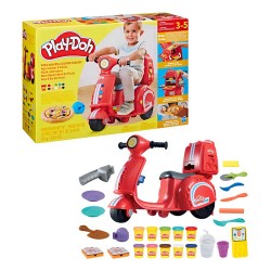 Play Doh Moto Scooter Repartidor De Pizzas