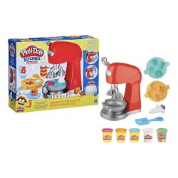 Play Doh Batidora Mágica Roja Kitchen Creations Con 5 Botes Color Rojo