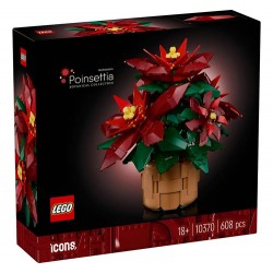 Lego Icons Botanical Flor De Pascua 10370 - 608pzs / Diverti