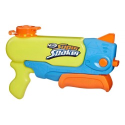 Lanzador De Agua Nerf Supersoaker Wave Spray Verde Lima, Azul Y Naranja