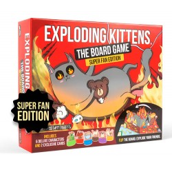 Exploding Kittens Super Fan Edition Juego De Mesa Deluxe 3d