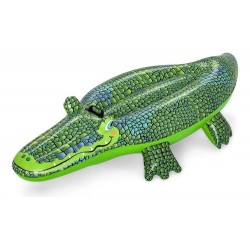 Cocodrilo Inflable Chico Bestway Piscina Playa Color Verde