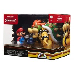 Set Figuras Nintendo Mario Vs Bowser