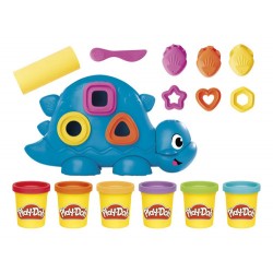 Play Doh Primeras Creaciones Dinosaurio Formas + 6 Masas Multicolor