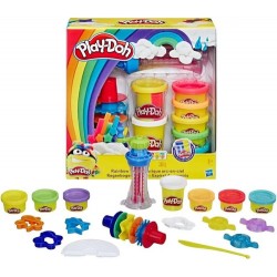 Set Play Doh Espiral De Arcoiris Rainbow 8 Masas / Diverti