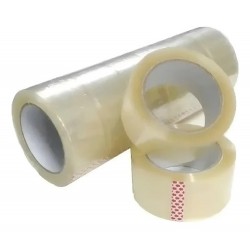 Pack 6 Rollos Cinta Embalaje 100 Metros Transparentes