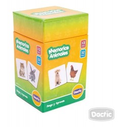 Juego De Mesa  - Memorice Animales - Dactic Memoria / Divert