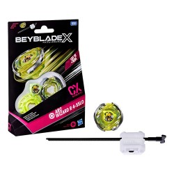 Beyblade X 2.0 Arc Wizard G 4-55lo - Hasbro + Lanzador / Div Amarillo