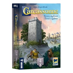 Carcassonne 4 Torres Y Ladrones - Juego De Mesa - Español