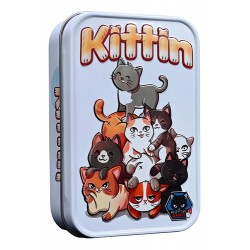Juego De Mesa Kittin Estrategia Español 2-8 Jugadores Gatos De Madera