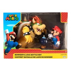 Figuras Super Mario Bros Vs Bowser Lava Battle Nintendo