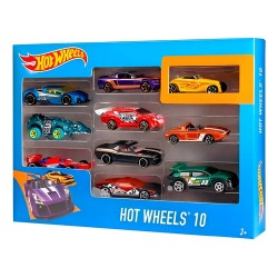 Hot Wheels Pack 10 Autitos Autos  / Diverti